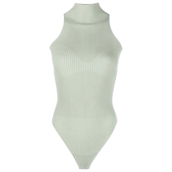 AERON Zero Ribbed Bodysuit, Size Large, Sage, NWT - Picture 5 of 16